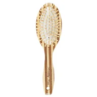 Szczotki i grzebienie do włosów - Olivia Garden Healthy Hair HH3 Large Ionic Oval, duża, owalna Szczotka do włosów bambusowa do masażu skóry głowy - miniaturka - grafika 1