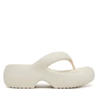 Klapki i japonki damskie - Japonki Melissa Melissa Free Fuzzy Platform Ad M 35875 Beżowy - miniaturka - grafika 1