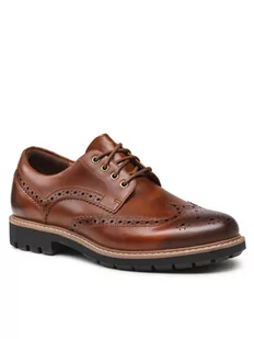 Clarks Półbuty Batcombe Wing 261271917 Brązowy - Półbuty męskie - miniaturka - grafika 1