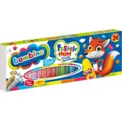 Przybory szkolne - Bambino Pastele olejne 24 sztuki ST.MAJEWSKI - miniaturka - grafika 1