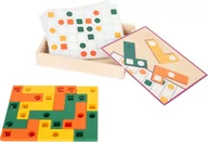 Puzzle - Small Foot 11728 gra edukacyjna, puzzle drewniane, uczenie się i kształtów, wspieranie rozpoznawania kolorów i kształtów, od 3 lat zabawek 11728 - miniaturka - grafika 1