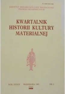 Kwartalnik historii kultury materialnej, nr 3 - Książki o kulturze i sztuce - miniaturka - grafika 1