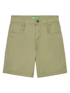 Spodenki damskie - United Colors Of Benetton Szorty materiałowe 47RGC902U Zielony Regular Fit - miniaturka - grafika 1