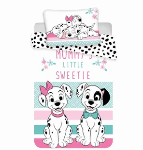 Pościel do łóżeczka 101 dalmatyńczyków 100x135 Jerry Fabrics - Pościel dla dzieci - miniaturka - grafika 1