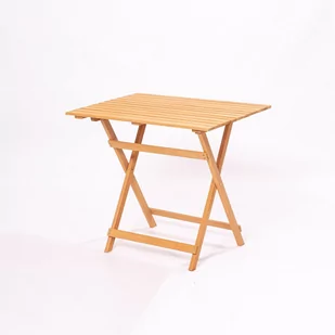 Stolik ogrodowy z drewna bukowego 60x80 cm – Floriane Garden - Stoły ogrodowe - miniaturka - grafika 1