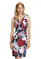 Sukienki - Vera Mont Vera Mont Sukienka damska, jasnoniebieski/czerwony, 40 - miniaturka - grafika 1