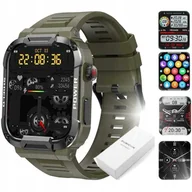 Smartwatch - Zegarek męski SMARTWATCH SMS PL MENU POŁACZENIA - miniaturka - grafika 1