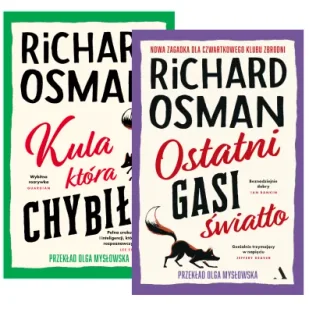 Pakiet Czwartkowy Klub Zbrodni. Tomy 3-4: Kula, która chybiła, Ostatni gasi światło - Kryminały Pakiet Czwartkowy Klub Zbrodni. Tomy 3-4: Kula, która chybiła, Ostatni gasi światło - Kryminały - miniaturka - grafika 1