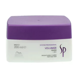 Wella Wella SP Volumize Mask maska nadająca objętość do włosów cienkich i delikatnych 200ml 3814 - Maski do włosów - miniaturka - grafika 1