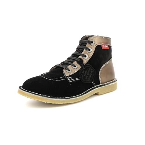 Kickers Kicklegend, botki mieszane, czarny br?z, 36 EU