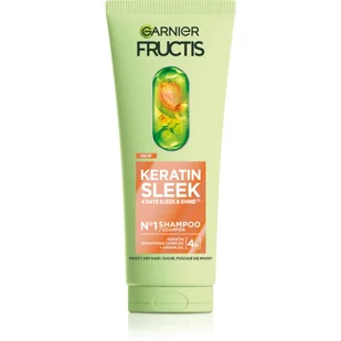 Fructis Keratin Sleek szampon do włosów suchych i puszących się 200ml - Szampony do włosów - miniaturka - grafika 1
