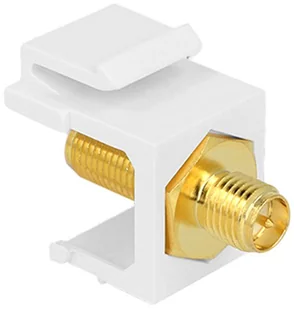 Delock Keystone module RP-SMA female RP-SMA female 86356 - Adaptery i przejściówki - miniaturka - grafika 1