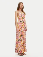 Sukienki - STAUD Sukienka letnia Cubism R25S2272BR Kolorowy Regular Fit - miniaturka - grafika 1