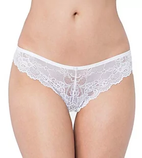 Triumph Damskie stringi brazylijskie Tempting Lace, biały, XS - Majtki damskie - miniaturka - grafika 1