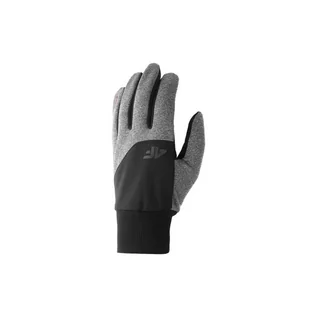 Rękawiczki - Rękawiczki 4F M H4Z22-REU003 (kolor Szary/Srebrny, rozmiar S) - grafika 1