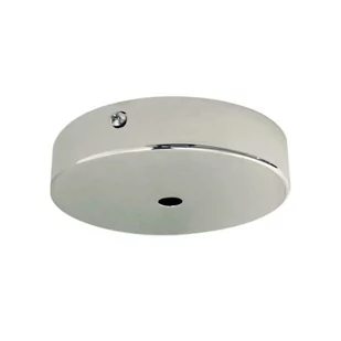 Podsufitka metalowa POJEDYNCZA inox LH0705 - Inne akcesoria elektryczne - miniaturka - grafika 1