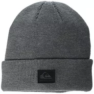 Czapki damskie - Quiksilver Męska czapka beanie, Medium Grey Wash, Jeden rozmiar - miniaturka - grafika 1