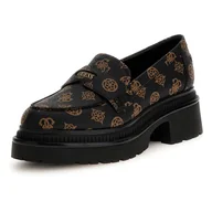 Buty sportowe damskie - Damskie Buty GUESS FINDA2 FLTFI2FAL14-BROWN – Brązowy - miniaturka - grafika 1