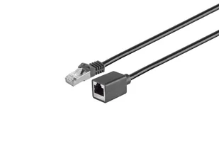 Microconnect MC-SFTP-CAT7005EXT-S kabel sieciowy Czarny 0,5 m Cat7 S/FTP (S-STP) - Kable miedziane - miniaturka - grafika 1