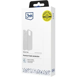 Etui 3MK Silicone Case do Apple iPhone 16e Czarny - Etui i futerały do telefonów - miniaturka - grafika 1