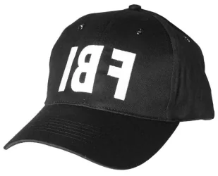czapka Mil-Tec Baseball Cap "FBI" black  - Odzież taktyczna i umundurowanie - miniaturka - grafika 1