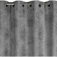 Zasłony - Zasłona EUROFIRANY Aleta 135 x 250 cm Popielaty - miniaturka - grafika 1