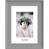 Ramki na zdjęcia - Ramka do zdjęć MALAGA 13 x 18 cm szary - miniaturka - grafika 1