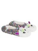 Kapcie damskie - Skechers Kapcie ze wzorem - miniaturka - grafika 1