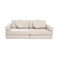 Łóżka dla dzieci i młodzieży - Sofa dla dzieci Shappy original mini jasny beż - miniaturka - grafika 1