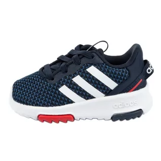 Buty dla dziewczynek - Buty adidas Racer Jr FY0109 granatowe - grafika 1