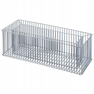 Donica stalowa gabionowa 98 x 32 cm - Donice - miniaturka - grafika 1