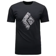 Koszulki sportowe męskie - Koszulka męska Black Diamond M Engineered Diamond Ss Tee Rozmiar: L / Kolor: czarny - miniaturka - grafika 1