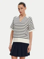 Swetry damskie - Tommy Hilfiger Sweter WW0WW45400 Beżowy Regular Fit - miniaturka - grafika 1