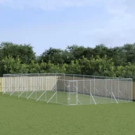 Sprzęt podróżny i transportery dla psów - vidaXL Kojec zewnętrzny dla psa, 6x14x2 m, stal galwanizowana - miniaturka - grafika 1