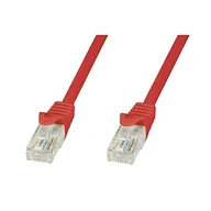 Kable miedziane - Techly ICOC CCA6U-020-RET - kabel sieciowy (2 m, Cat6, U/UTP (UTP), RJ-45, RJ-45, czerwony) - miniaturka - grafika 1