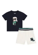 Kombinezony dla dzieci - Completo Bambino unisex Karl Lagerfeld Set shorts e t-shirt - miniaturka - grafika 1