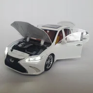 Zabawki zdalnie sterowane - model Lexus ES300h 1:24 duży otwierane drzwi LED dźwięk metalowy - miniaturka - grafika 1
