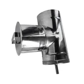 Akcesoria kominkowe - Wyczystka kwasoodporna z zaślepką 120 mm - miniaturka - grafika 1