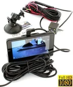 Czujniki parkowania - 3w1!! Rejestrator Samochodowy FHD + Kamera Parkowania + Rejestrator Wnętrza/Wokół Pojazdu (12/24V). - miniaturka - grafika 1