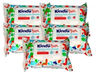 Chusteczki nawilżane - x5 Kindii fun NAWILŻANY PAPIER TOALETOWY MOKRE CHUSTECZKI - miniaturka - grafika 1