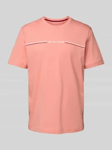 T-shirt o kroju regular fit z czystej bawełny z nadrukiem z logo - Koszulki męskie - miniaturka - grafika 1