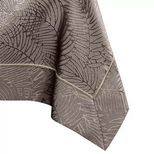 Obrus Gaia Brązowy Tłoczony Roślinny 120x160 AmeliaHome - TCLOTH/AH/GAIA/BRD/PPG/COCOA/120X160 - Obrusy i serwetki - miniaturka - grafika 1