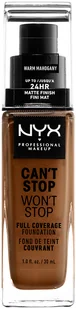 NYX Professional Makeup Professional Makeup - CAN'T STOP WON'T STOP - FULL COVERAGE FOUNDATION - Podkład do twarzy - WARM MAHOGANY NYXSSRMA - Podkłady do twarzy - miniaturka - grafika 2
