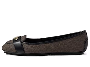 Michael Kors Damskie espadryle Mk Plate Moc, brązowy, 43.5 EU - Espadryle damskie - miniaturka - grafika 1