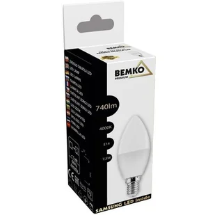 Bemko Żarówka LED SAMSUNG E14 7,5W C37 neutralna - Żarówki LED - miniaturka - grafika 1