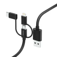 Kable USB - Hama Kabel Wrist Strap Czarny - miniaturka - grafika 1