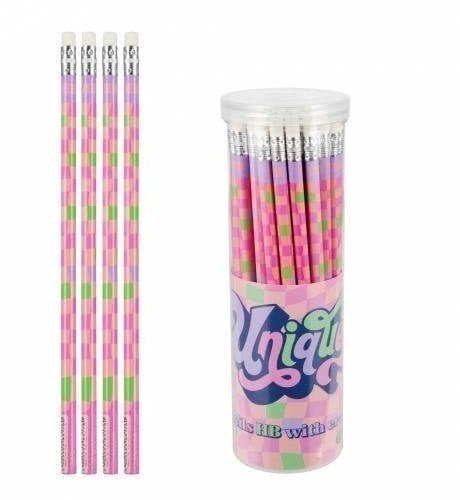 Ołówek z gumką HB Unique 48szt