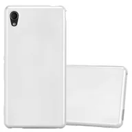 Etui i futerały do telefonów - Cadorabo etui ochronne do Sony Xperia M4 AQUA w kolorze srebrnym etui na telefon silikonowe etui TPU Cover Case - miniaturka - grafika 1