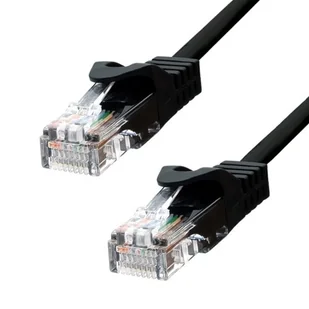ProXtend 5UTP-003B kabel sieciowy Czarny 0,3 m Cat5e U/UTP (UTP) - Patchcordy - miniaturka - grafika 1