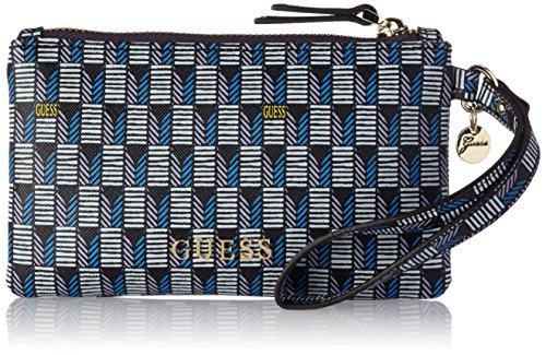 Guess, Damska torba na wiadro, wielokolorowa - wielokolorowy blm - 10 cm